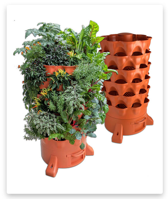 Garden Tower 2: 50-Plant Composting Container Garden