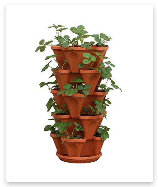 Mr. Stacky 5-Tier Strawberry Planter Pot